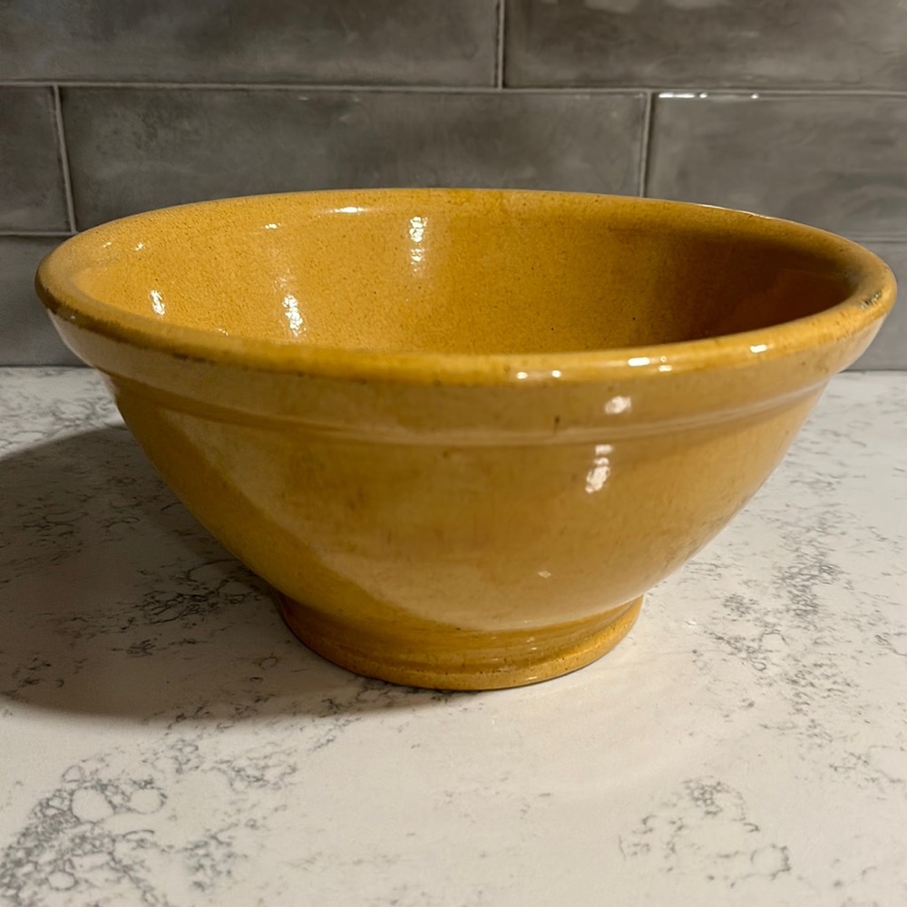 Pacific Pottery Yellow Earthenware Bowl